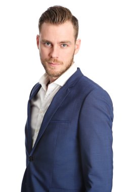 genç işadamı yakın çekim