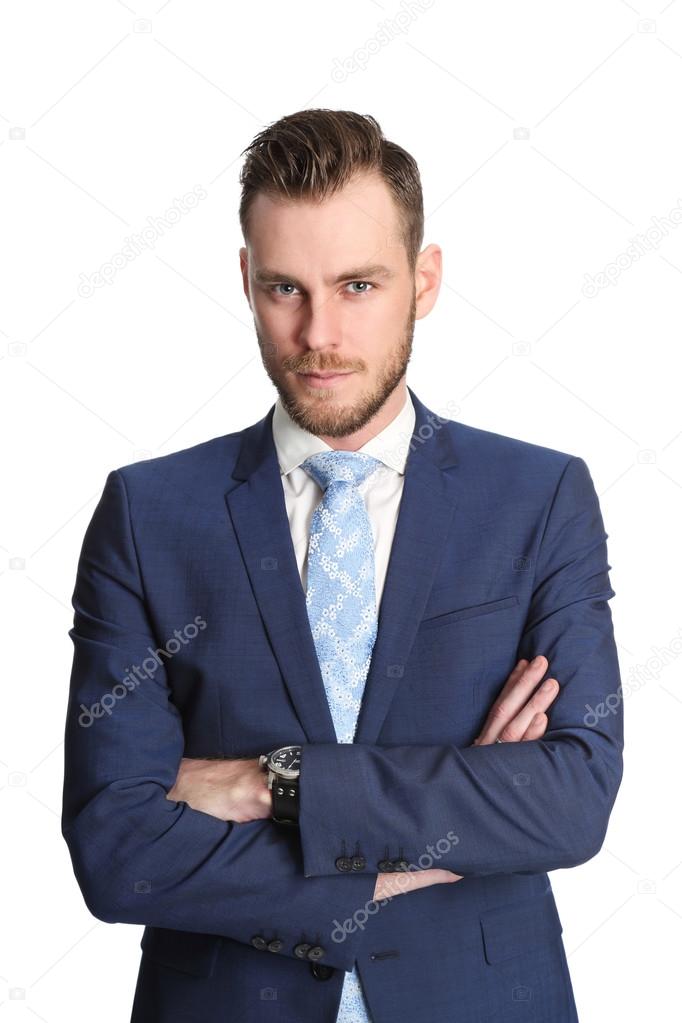 Businessman with crossed arms