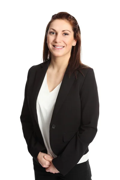 Attractive businesswoman in a suit — Stock Photo, Image