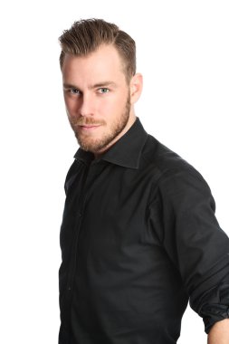 çekici bir adam portresi