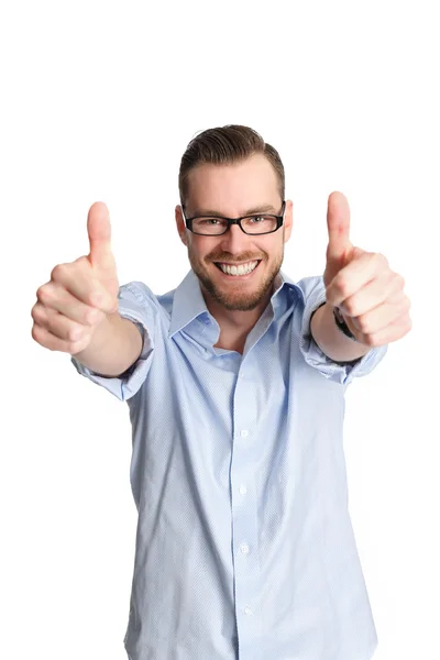 Two thumbs up! — Stock Photo, Image