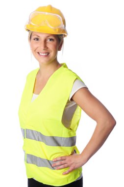 Good looking construction worker