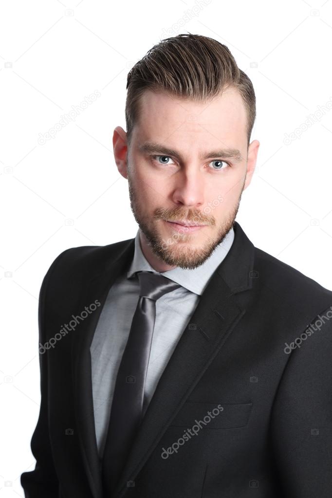Handsome businessman in a suit