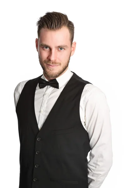 Handsome waiter — Stock Photo, Image