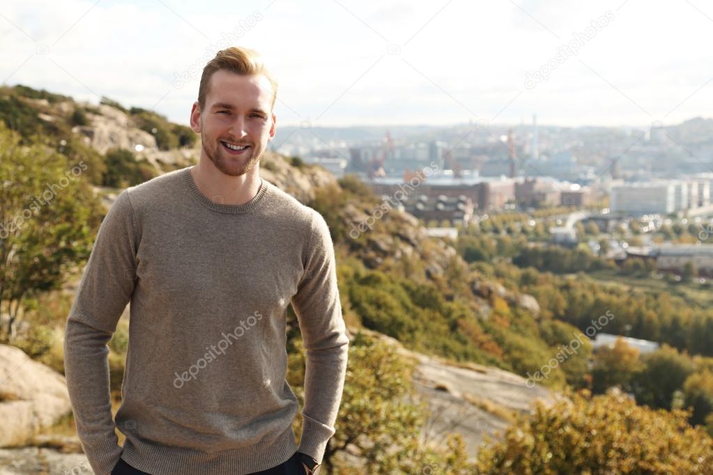 Fashionable man in a shirt