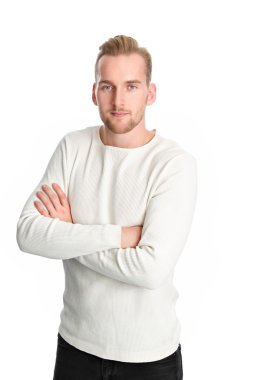 yakışıklı gülen adam