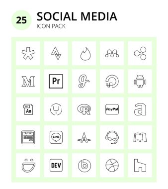 25 Vektör Düzenlenebilir Logo Sembolü r, adobe, süzül, animasyon, fla Düzenlenebilir Vektör Tasarım Elemanları