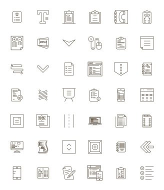 Liste için tasarlanmış 42 ölçeklenebilir Kalın Çizgi vektör simgesi indir, Pikselin hizalandığı 128x128 çözünürlük profesyonel ve yaratıcı projeler için uygundur.