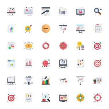 Kpi için mükemmel dengelenmiş 36 Düz Pixel optimize vektör simgesi, dijital tasarım projelerinde uyumlu entegrasyon için Yüksek Çözünürlükte boyutlandırılmış.