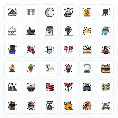 Dolu Satır biçiminde 36 vektör simgesinin yer aldığı stratejik paket, 64x64 Detail profesyonel iş akışları için gelişmiş kalite ile optimize edilmiştir.