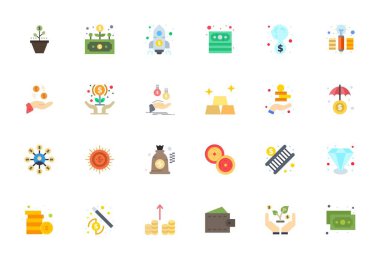 24 Düz pikselden oluşan sanayi öncü paket Zenginlik için optimize vektör simgesi, Retina boyutunda optimal oluşturma ve kullanıcı arayüzü mükemmelliği için hazır.