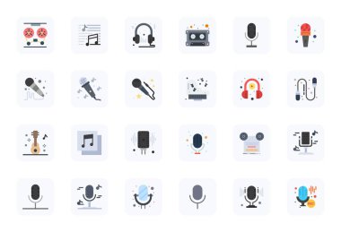 Ses Kaydı 'ndan esinlenen 24 Düz Pixel Optimize vektör simgesini aç, tüm aygıtlarda kusursuz görüntü için 256x256 biçiminde optimize et.