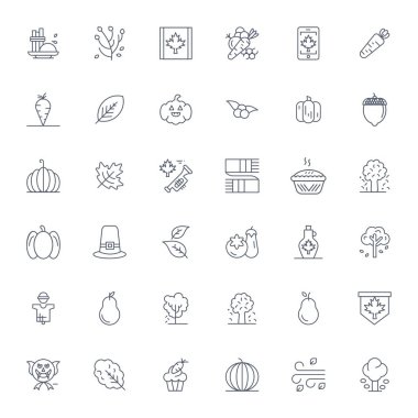 Sonbahardan esinlenilmiş, 64x64 biçiminde tüm aygıtlarda kusursuz görüntü için optimize edilmiş 36 Blok Satır Düzenlenebilir vektör simgelerinin kilidini aç.