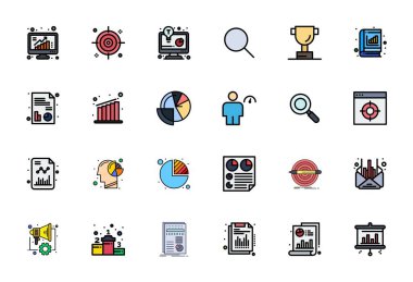 Sonuçlar için titizlikle tasarlanmış 24 Satır Doldurulmuş vektör simgeleri, 64x64 Detail Olağanüstü açıklık ve ölçeklenebilirlik için geliştirilmiş çözüm.