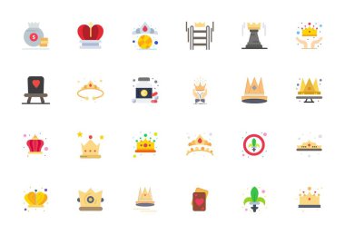 Kraliyet ailesi için tasarlanmış 24 ölçeklenebilir Düz vektör simgesi indir, Şebeke üzerine 256x256 çözünürlük profesyonel ve yaratıcı projeler için uygundur.