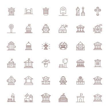 Belediyeden esinlenilmiş 36 Blok Satır pikseli hizalanmış vektör simgelerinin kilidini aç, tüm aygıtlar arasında kusursuz görüntü için 128x128 biçiminde optimize edildi.