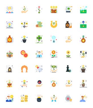 Yüksek çözünürlüklü Pikselle Refah 'ın özünü yakalayan, Düz Düz' de 42 vektör simgesi tasarlanmış UI tasarımı için optimize edilmiş kesinlik.