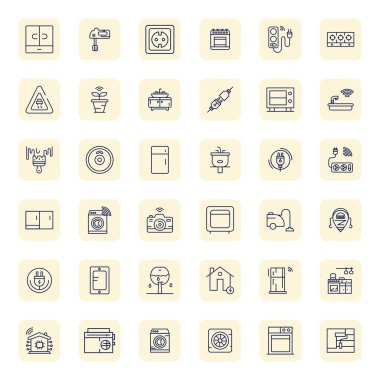 Bu koleksiyonda, dijital tasarım için 128x128 biçiminde optimize edilmiş 36 Düzenli Kalın Kalın Dış Hatlar Gelişmiş Vektör simgesi yer almaktadır..