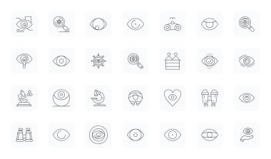 Tasarımlarınızı, Retina 'da tasarlanmış, 28 İnce Çizgi Taslak vektör simgesi ile değiştirin. Maksimum netlik için PIXEL hazır..