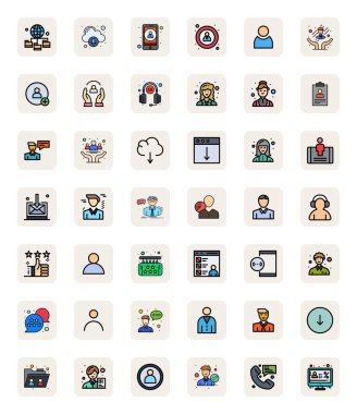 İstemci için 42 Satır Dolu vektör simgesinin yüksek performanslı koleksiyonu, en uygun kullanıcı arayüzü tasarımı için Retina Hazır Izgara Uyum Çözünürlüğü ile tasarlandı.