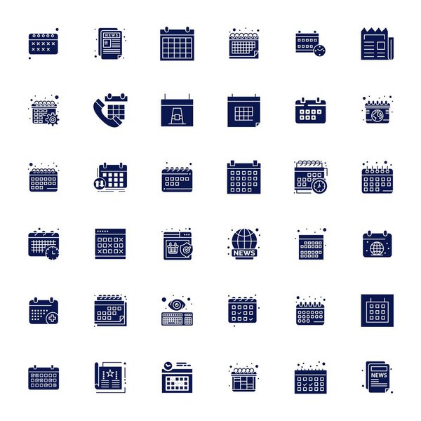 Professionally designed 36 vector icons in Filled, capturing the essence of Events with High Resolution Detail Enhanced precision for UI design.