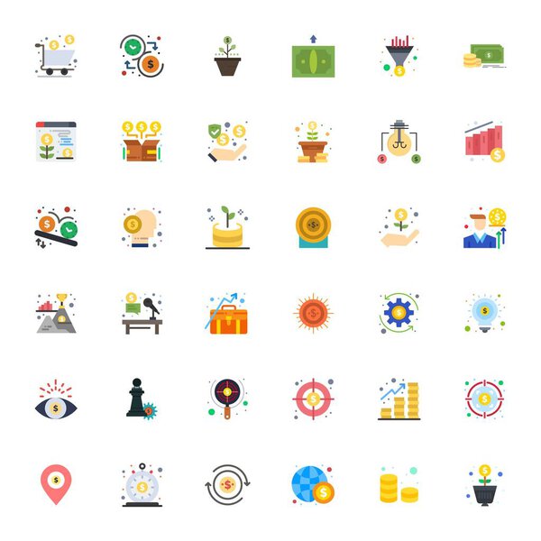 Полностью спроектированные 36 векторных панелей с плоской решеткой для заработка, представленные в формате High Resolution для постоянного визуального превосходства.