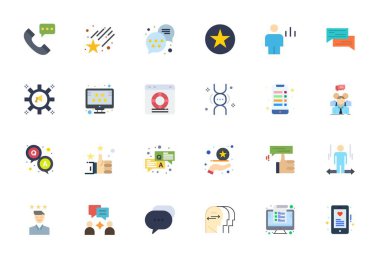 Retina 'da yaratılan Geri bildirim için 24 Düz Pixel Optimize vektör simgesi, platformlar arasında şaşırtıcı görsel tutarlılık için çözünürlüğe hazır.