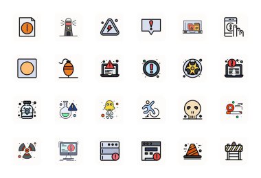 Uyarı İşareti için 24 Satır Dolu vektör simgesi içeren el yapımı koleksiyon, prim dijital deneyimler için 64x64 Izgara Uyumlu çözünürlükte optimize edilmiştir.