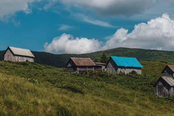 Carpathian mountains, summer, clouds, rain