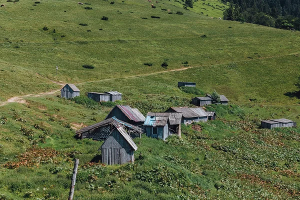 Carpathian mountains, summer, clouds, rain