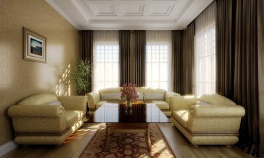 3D-kamer render