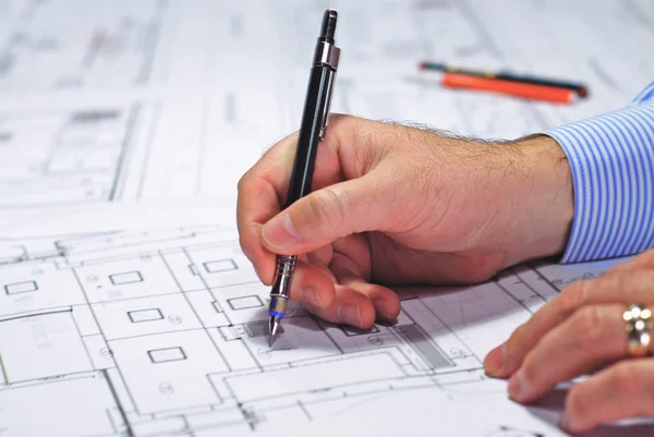 çalışmaları sırasında mimar