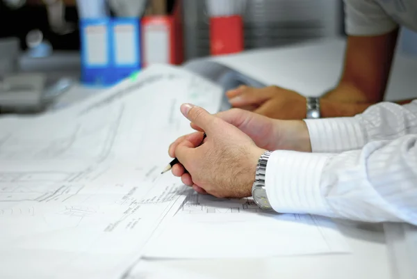 çalışmaları sırasında mimar