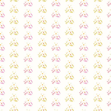 Geometrik soyut yaprak deseni. Renkli çizgili çizgili tasarım.