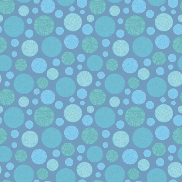 Texturé bleu à pois sans couture vecteur répéter fond — Image vectorielle