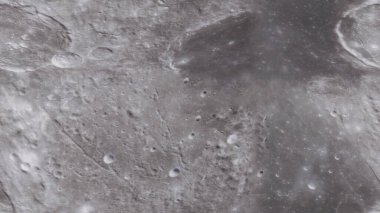 3D görüntü, Ay yüksek çözünürlüklü görüntü, dış uzayda 4k, yüzey. Yüksek kalite.