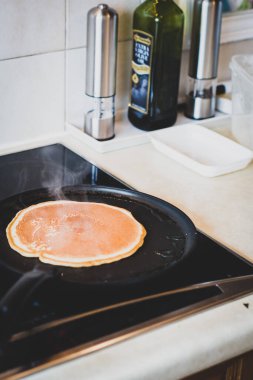 Krep hamurundan yapılan krepler..