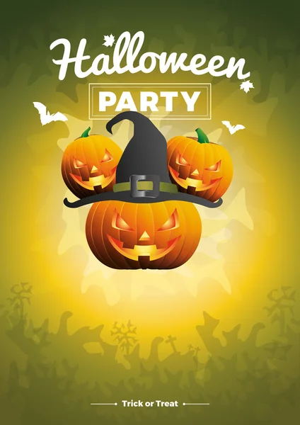 Vector Halloween Fiesta ilustración — Vector de stock