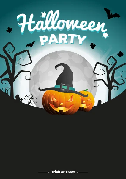 Vector Halloween Fiesta ilustración — Vector de stock