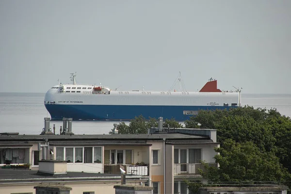 Morgon Bitti Fartyget Östersjön Gulfstaterna Gdansk — Stockfoto