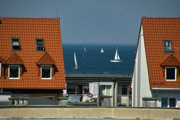 Sabah Görüşürüz Taşıyıcı Baltık Denizi Gdansk Körfezi — Stok fotoğraf