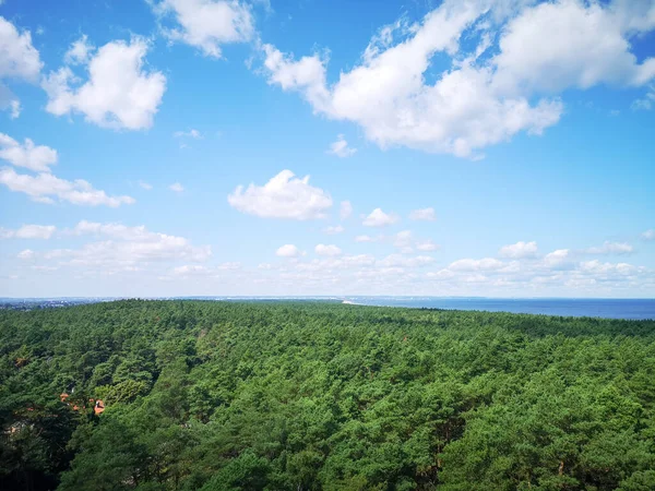 Vue Panoramique Sur Sobieszewo Aspect Artistique Couleurs Sobieszewo Pologne — Photo