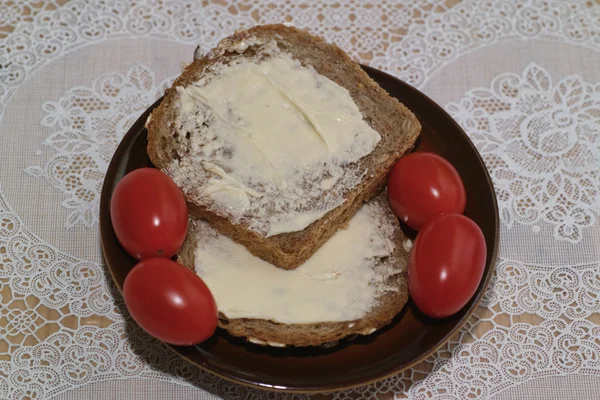 Pan con tomate . — Foto de Stock