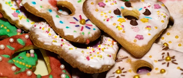 Galletas corazones amor . — Foto de Stock