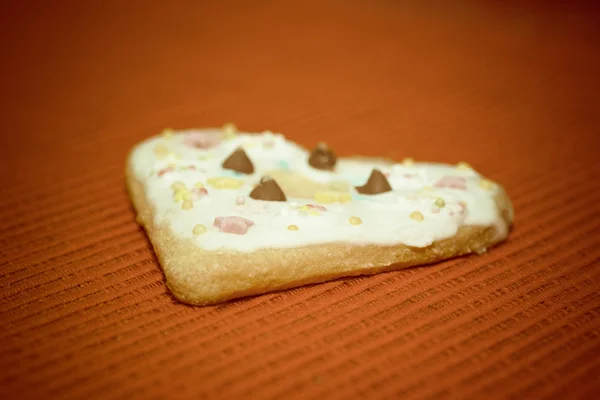 Galletas corazones amor . — Foto de Stock