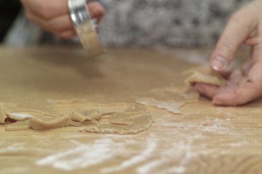 Hazırlık lezzetli Kurabiye.