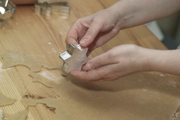 Preparación deliciosa galleta . — Foto de Stock