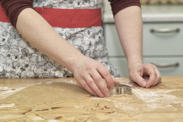 Preparación deliciosa galleta . — Foto de Stock