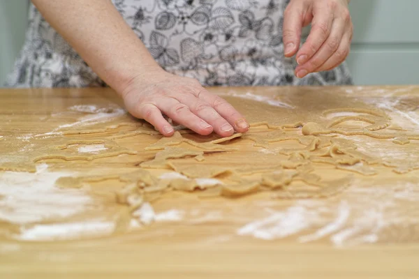 Preparación deliciosa galleta . — Foto de Stock