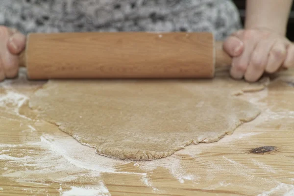 Förberedelse läckra cookie. — Stockfoto